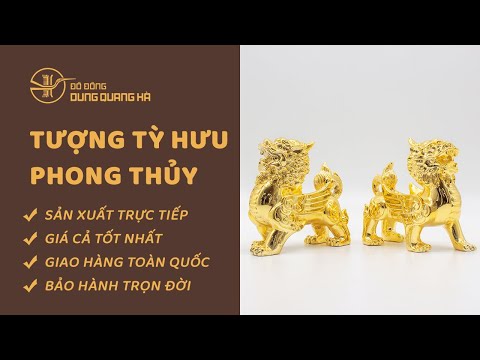 Video Tỳ Hưu Vàng 24k Giá Bao Nhiêu Nên Đặt Ở Đâu Hợp Phong... - youtube