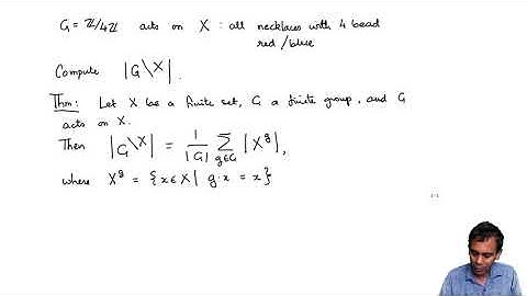 The Orbit Counting Theorem