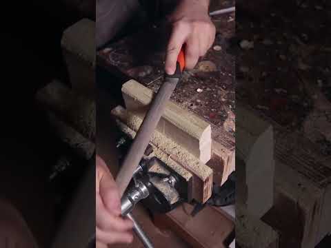Using rasps and files to shape wood