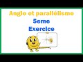 Angle Et Parallélisme 5eme Exercices