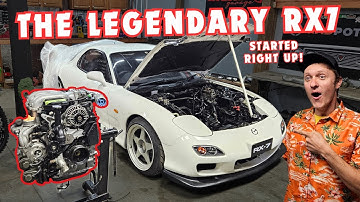 Building an OVERLY Complex RX7 TWIN Turbo ROTARY ENGINE - Assembly + START UP