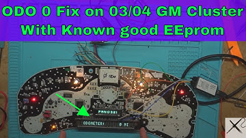 GM Cluster: Odometer 0 Repair With a Known Good EEprom
