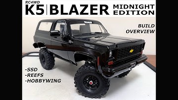 RC4WD K5 BLAZER MIDNIGHT EDITION TF2 TRAIL FINDER BUILD: FUSION PRO, REEFS, SSD, WHEELS & TIRES