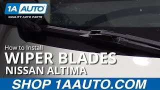 How to Replace Windshield Wipers 02-12 Nissan Altima How To Replace Wiper Blades 2007 2012 Nissan Altima