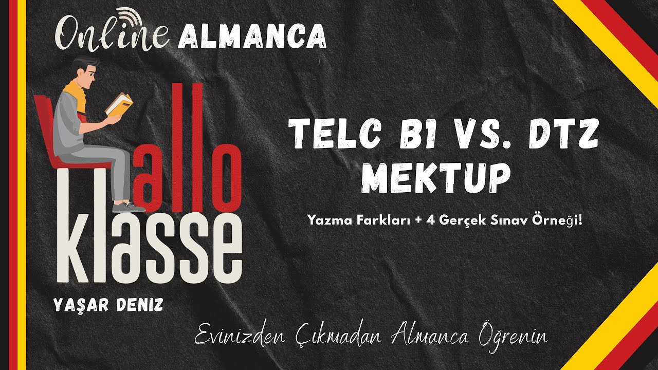 Telc B1 Mektup örnekleri Telc B1 Allgemein Mektup | Telc B1 Allgemein Brief - YouTube