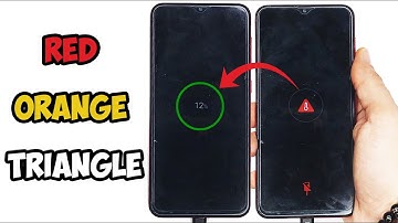 How to fix Samsung A10 | A20 | A30 | A50 showing a red/orange triangle while charging?