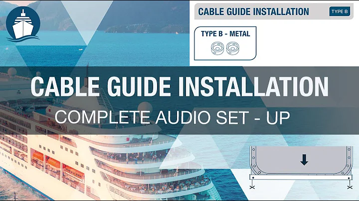 Solarglide Ship Blinds Cable Guide Audio Installation Type B Metal Base Fittings Set-Up