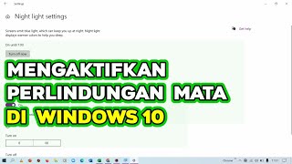 How to Enable Eye Protection on a Win 10 Laptop/Computer Screen screenshot 5
