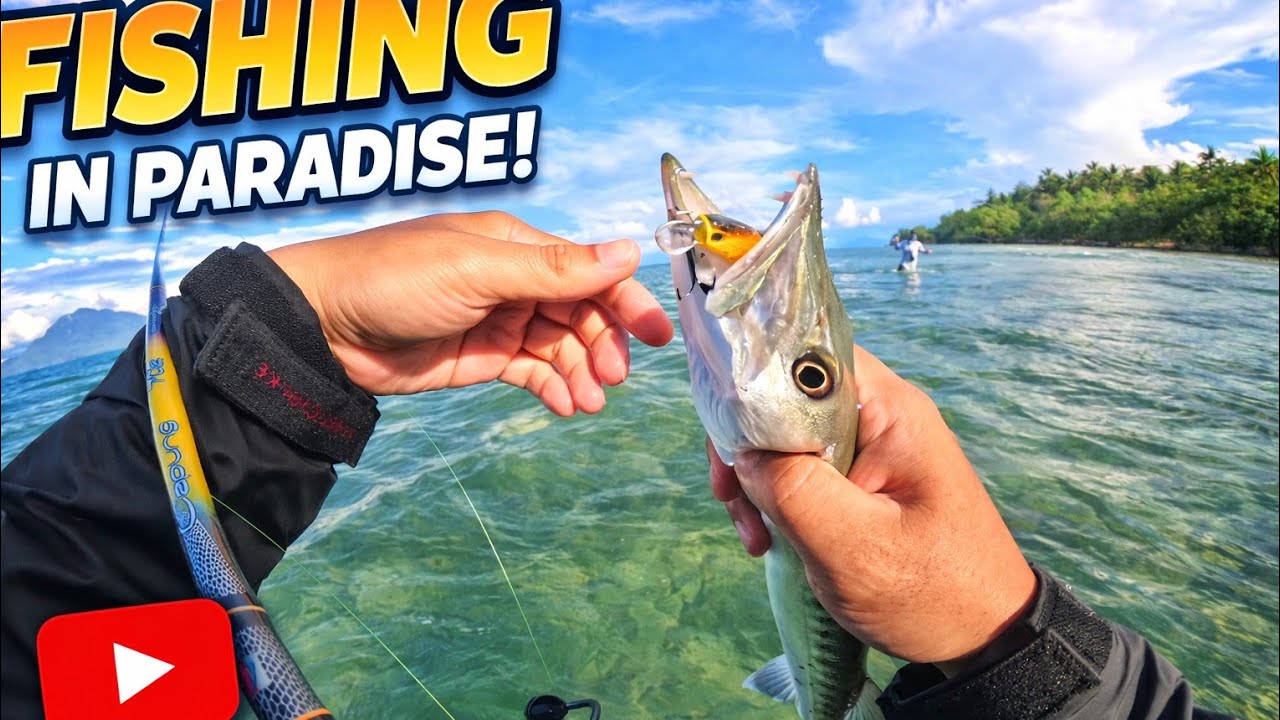Ep. 2- Fishing in Paradise… Fresh fish for Lunch! 🐟🔥