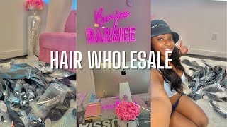 PACK AND SHIP A $3,000 HAIR WHOLESALE ORDER WITH ME | Boujee Barbiee