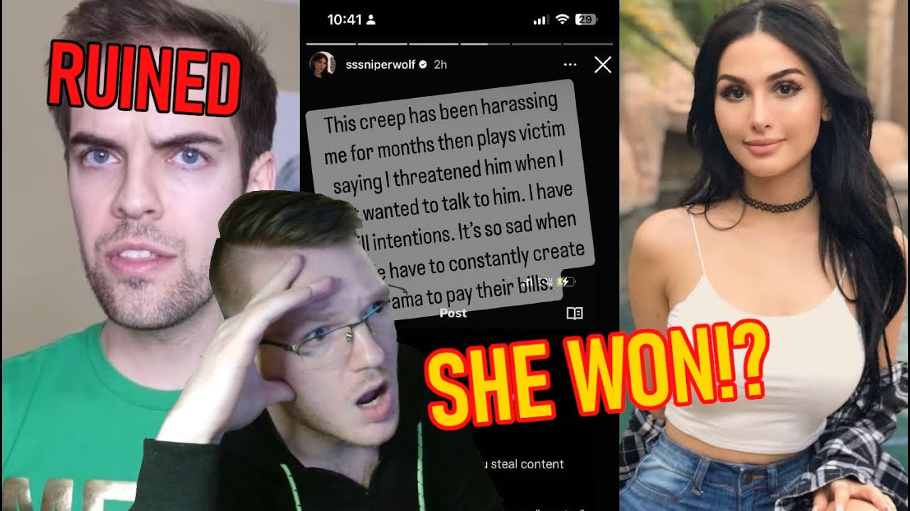Sniperwolf WON Jacklsfilms LOST It's NOT Right YouTube