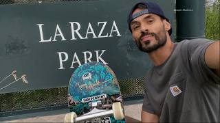 Lucky Denver local scores signed skateboard left in a public park by skater legend Tony Hawk