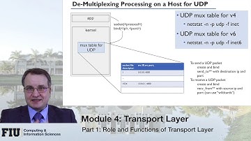 CNT-4713, Module 4, Part 1: Roles and Functions of Transport Layer
