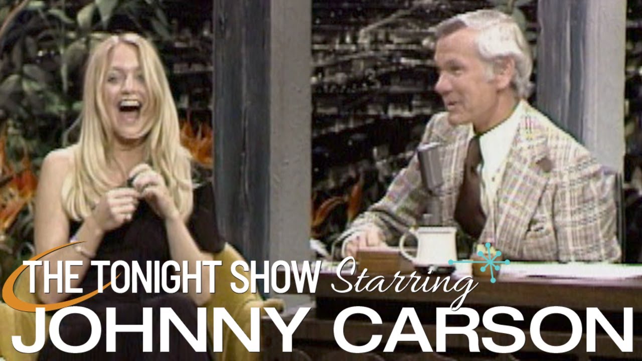 Goldie Hawn Is Always Happy | Carson Tonight Show