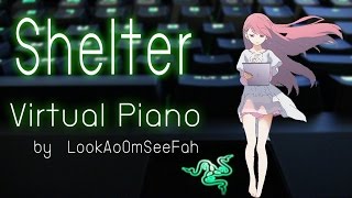 Virtual Piano Porter Robinson Madeon Shelter Youtube - shelter roblox piano sheet