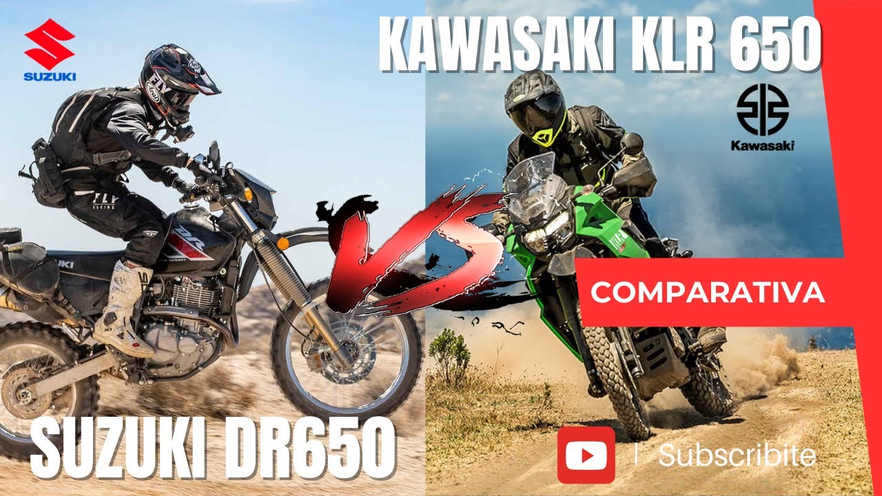 Comparativa 🔥 Suzuki DR650 vs kawa KLR650 🔥