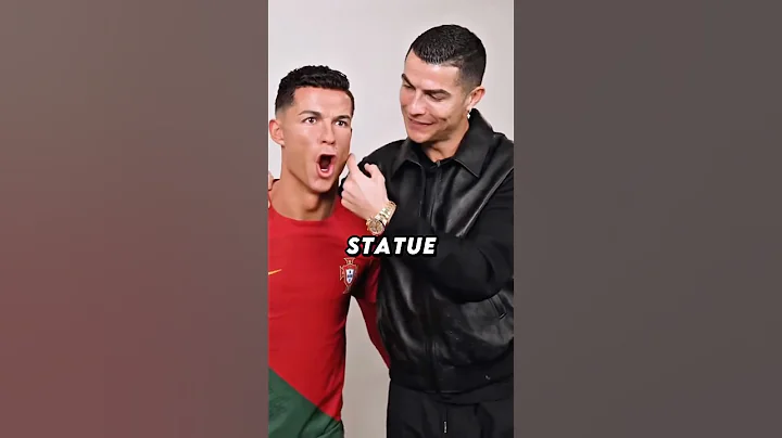 Ronaldo’s Statue Shocked Him… and That’s How He Ended Up Meeting iShowSpeed! #ronaldo #shorts