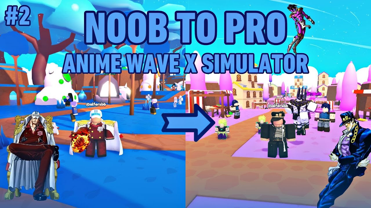 NOOB TO PRO (F2P) #2 in Anime Wave X Simulator + Got STAND & MORE ...