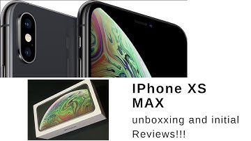 iPhone xs Max Unboxing, Initial Review and Quick comparison w/ 6s +