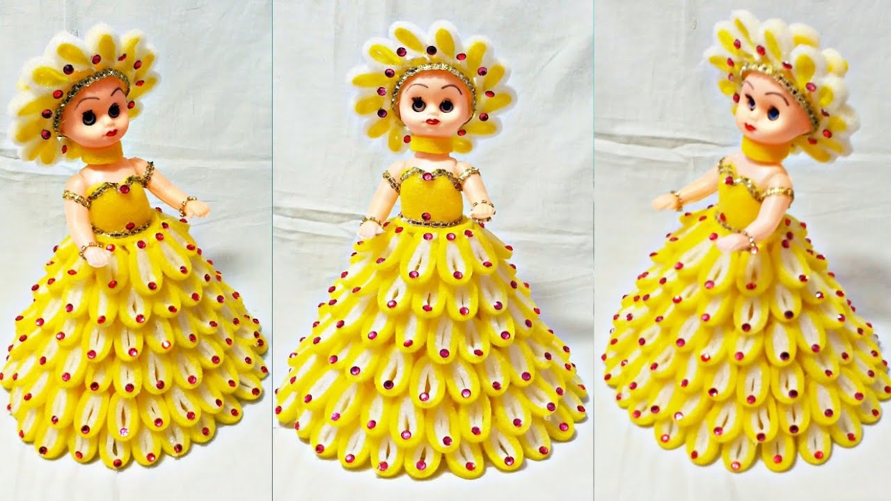 foam doll dress