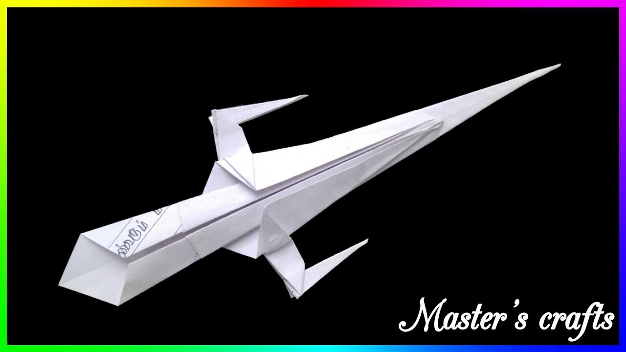 How To Make a Paper Ninja Sword? Single Paper and No Tapes Origami