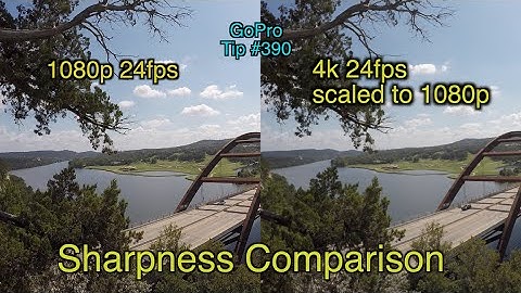 Hero4 Black - 4K scaled to 1080 vs 1080 Sharpness Comparison - GoPro Tip #390 | MicBergsma