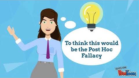 Post Hoc Fallacy