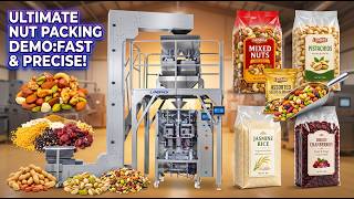 99.99% Precision 1-5kg Nuts Groundnut Pouch Weighing Packing Machine