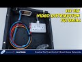 Control4 backbox  cable setup for distribution  aos academy tutorial