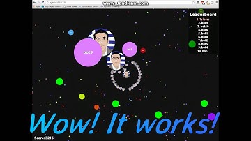 First ever POPSPLIT in Agar.io (Private Server)