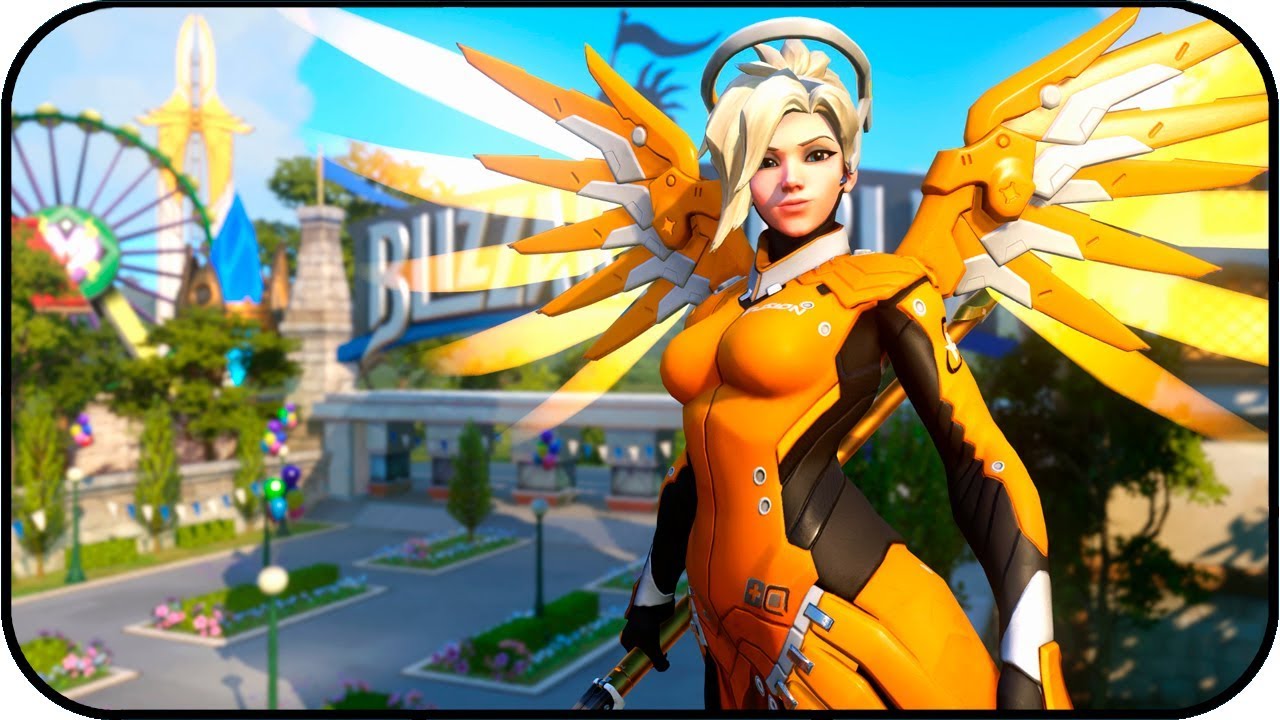🎮 Overwatch League - Mercy Fusion - Animated Wallpaper 4K 60fps 🎮