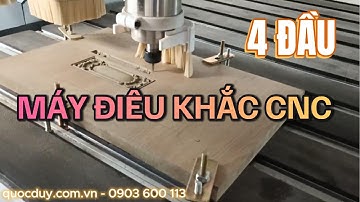 Máy Điêu Khắc Gỗ CNC 4 Đầu - SFDWT 1325