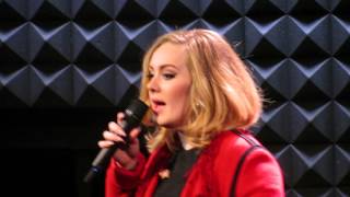 Adele sings Someone Like You @ Joe's Pub NYC November 20, 2015
