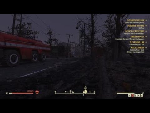 Fallout 76 Rads stuck on and walk speed slowed - YouTube