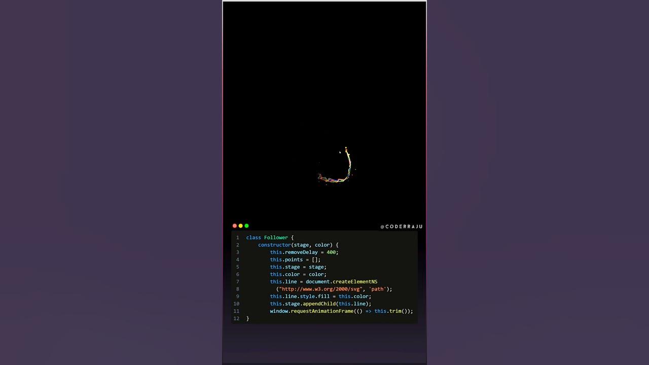 Cursor pointer design using css js! #reelsvideoシ #htmlcoding #html # ...