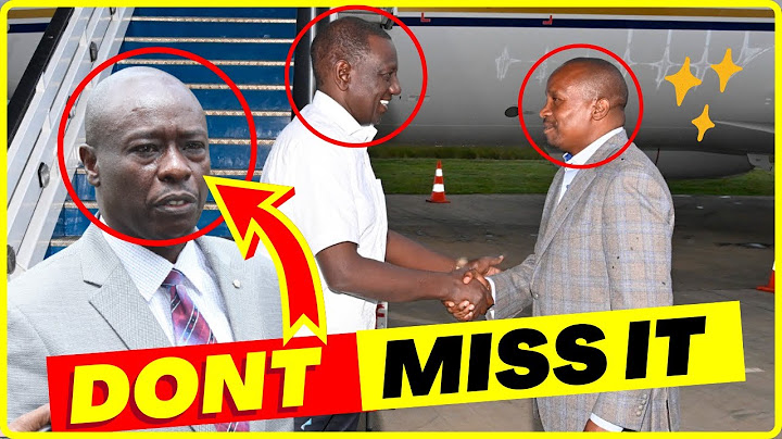 🔴 Shocking! Rigathi Gachagua Refused to Welcome William Ruto at Airport After USA Trip - Here's Why!