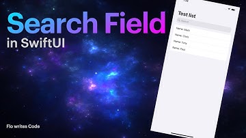 Add a Searchbar in Swiftui 3 | iOS 15 Swift Tutorial
