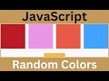 How To Generate Random Colors Using JavaScript
