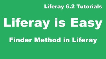 Liferay Tutorial 17 :-  Finder Methods in Liferay