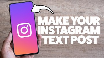 How To Make A Text Post On Instagram 2025 (iPhone & Android)