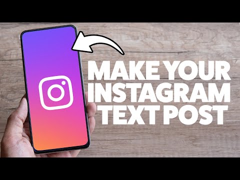 How To Make A Text Post On Instagram 2025 (iPhone & Android)