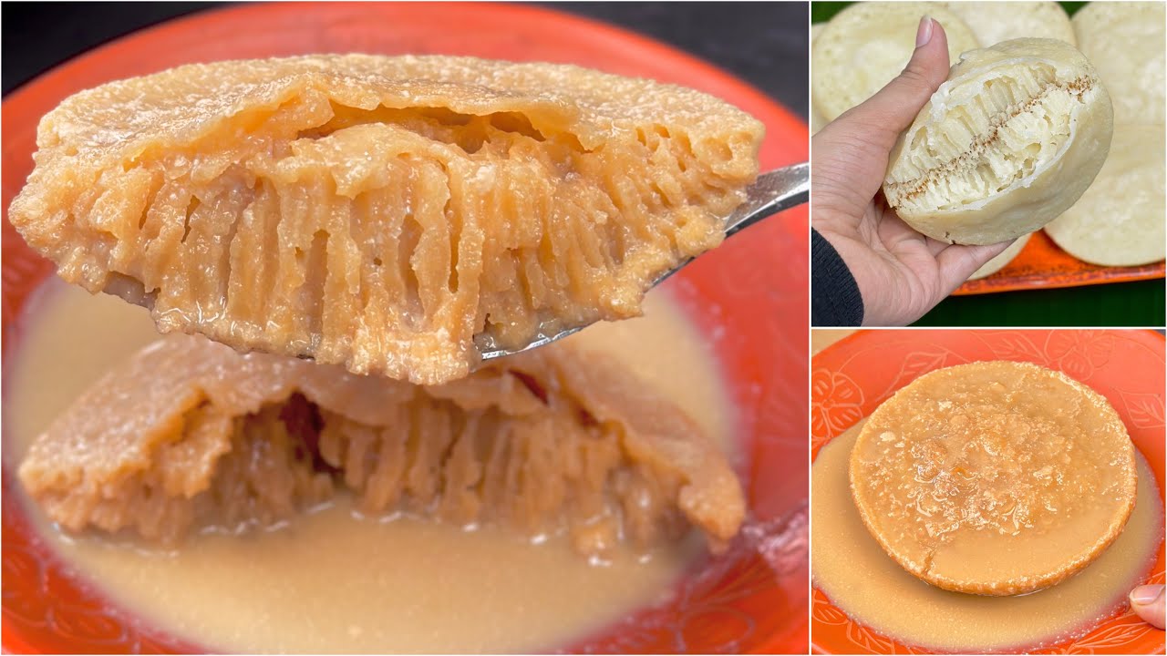 শুকনো চালের গুঁড়া দিয়ে নরম তুলতুলে দুধ চিতই পিঠা | Dudh Chitoi Pitha Recipe In Bangla | DudinChitoi