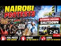 LIVE:Nairobi today's Maandamano Teargas, Chaos & Shutdown over Fuel Prices