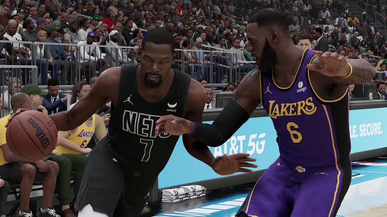 New Statement Jerseys! NBA 2K23 Gameplay - Brooklyn Nets vs Los