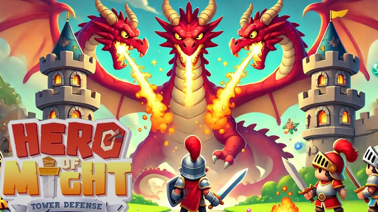 Defeating the Legendary Dragon! Hero of Might: Tower Defense Gameplay