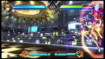 BBTAG 1.3 Chie - Combos - Corner - Throw Combo with Skull Cracker Extension