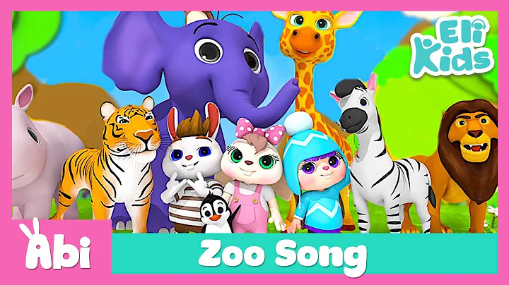 Zoo Song | Funny Animal Learning | Eli Kids Songs & Nursery Rhymes