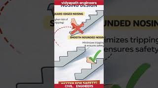 Stair Nosing Design ⚠️ Safe vs Dangerous Explained! #vidyapathengineers Net Worth