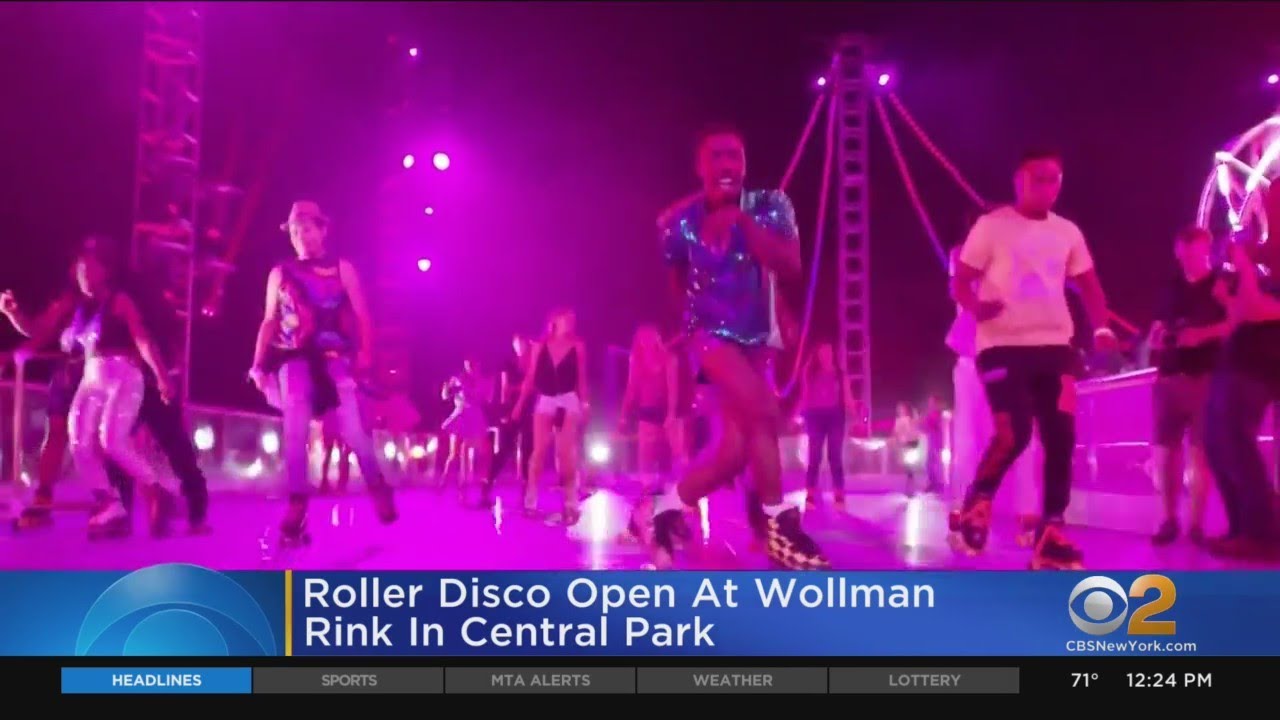 Roller disco opens at Central Park rink YouTube