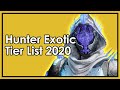 Destiny 2 Season of Dawn: The Best & Worst Hunter Exotics - Tier List 2020